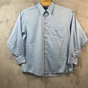Arrow Dress Shirt - Mens 18 34/35 XXL - Light Blue Button Down Shirt USA‎ -1851